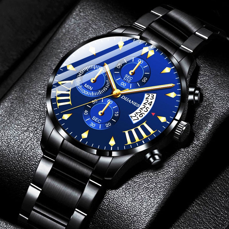 BIG DADDY BLACK BRACELET MEN'S WATCH
