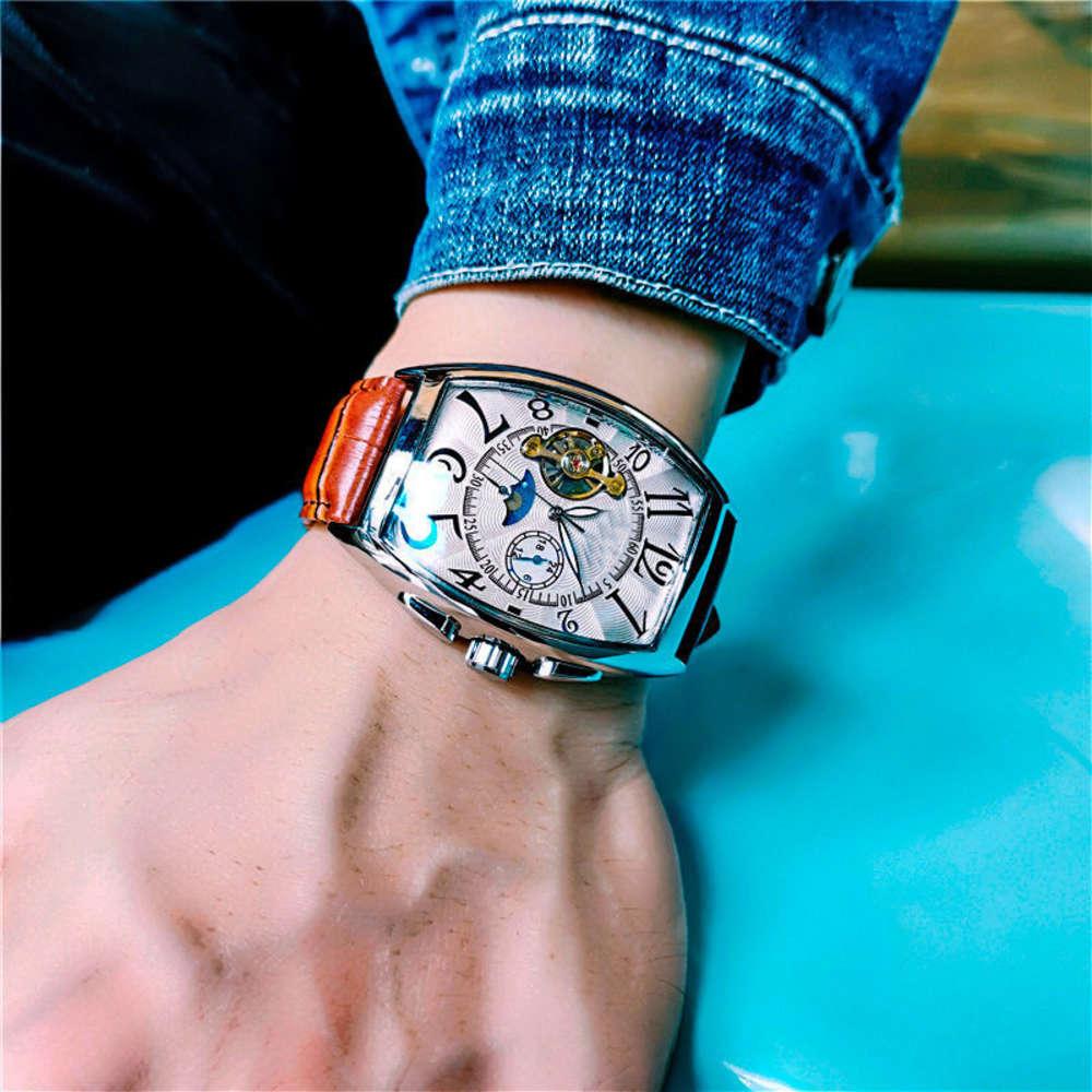 luxury waterproof luminous multifunctional mechanical watch