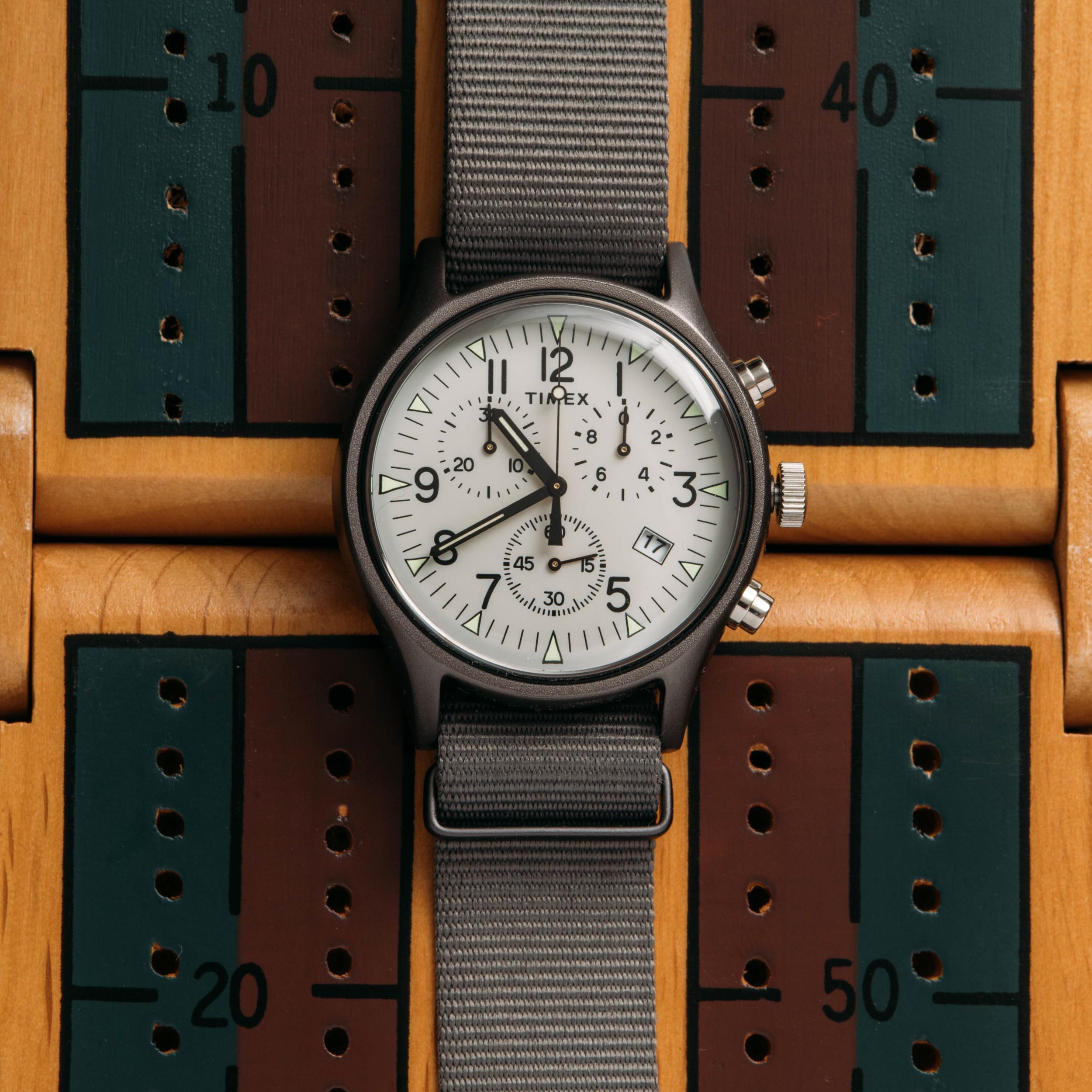 Timex MK1 Aluminum Chrono 40mm Gray
