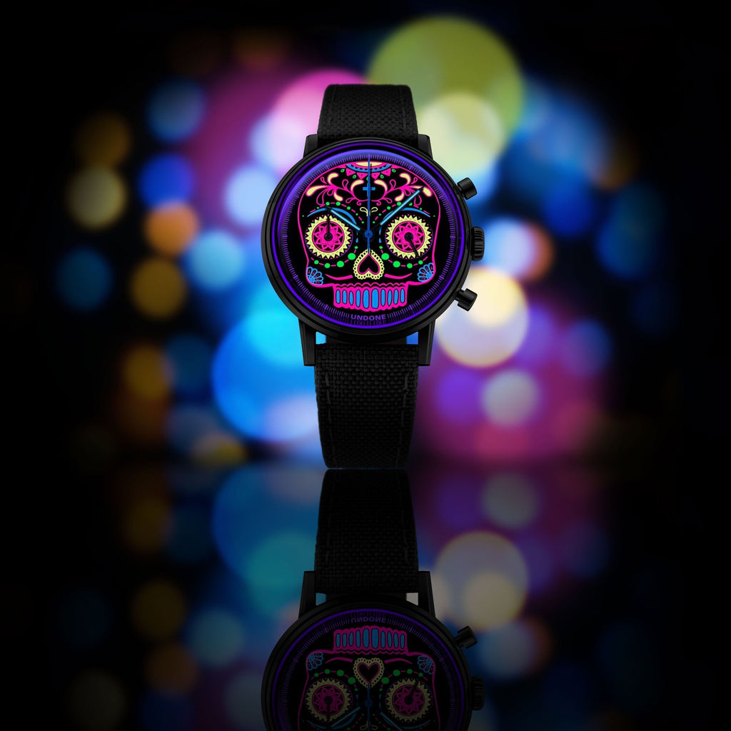 UNDONE Calavera Neon Chrono