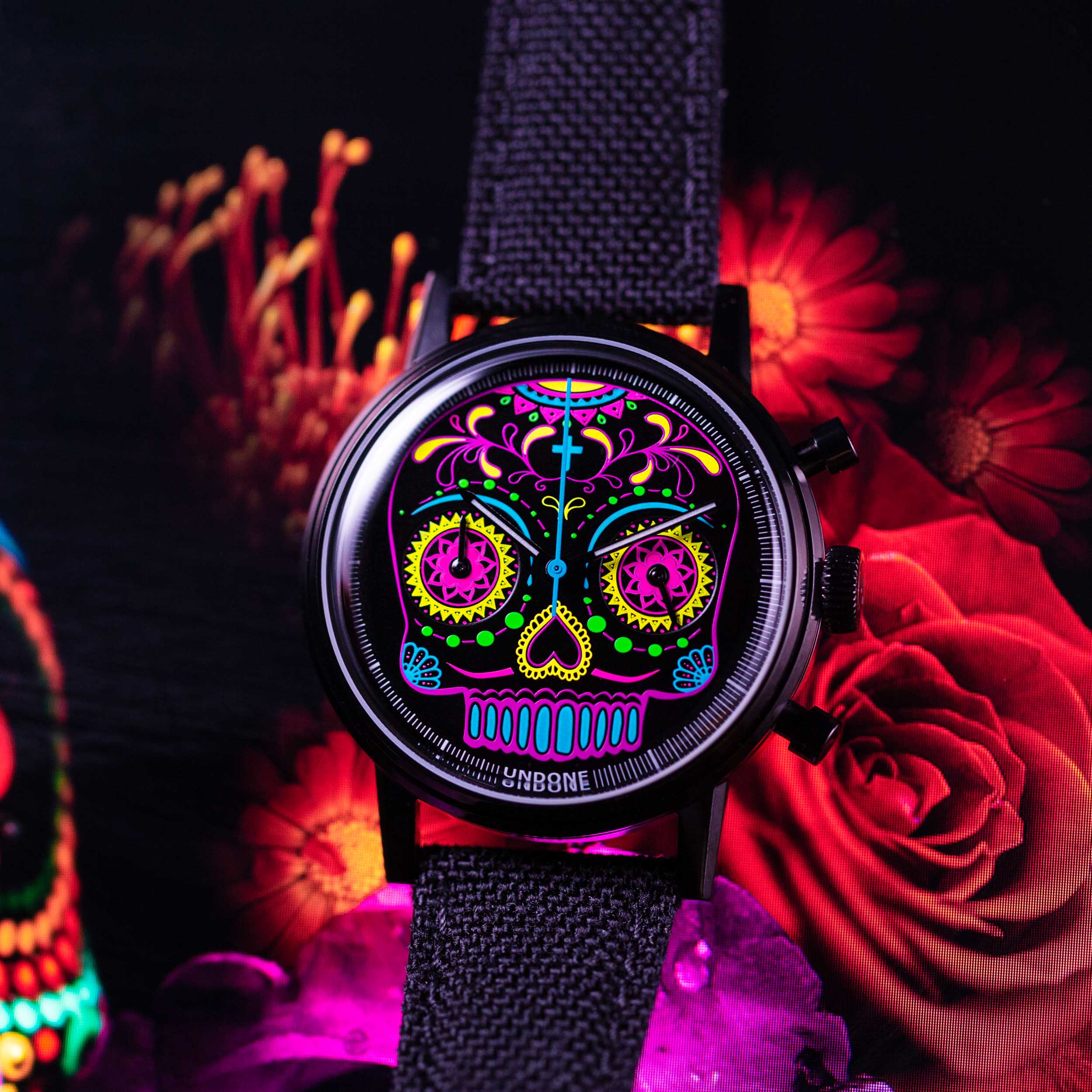 UNDONE Calavera Neon Chrono