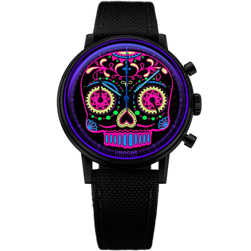UNDONE Calavera Neon Chrono