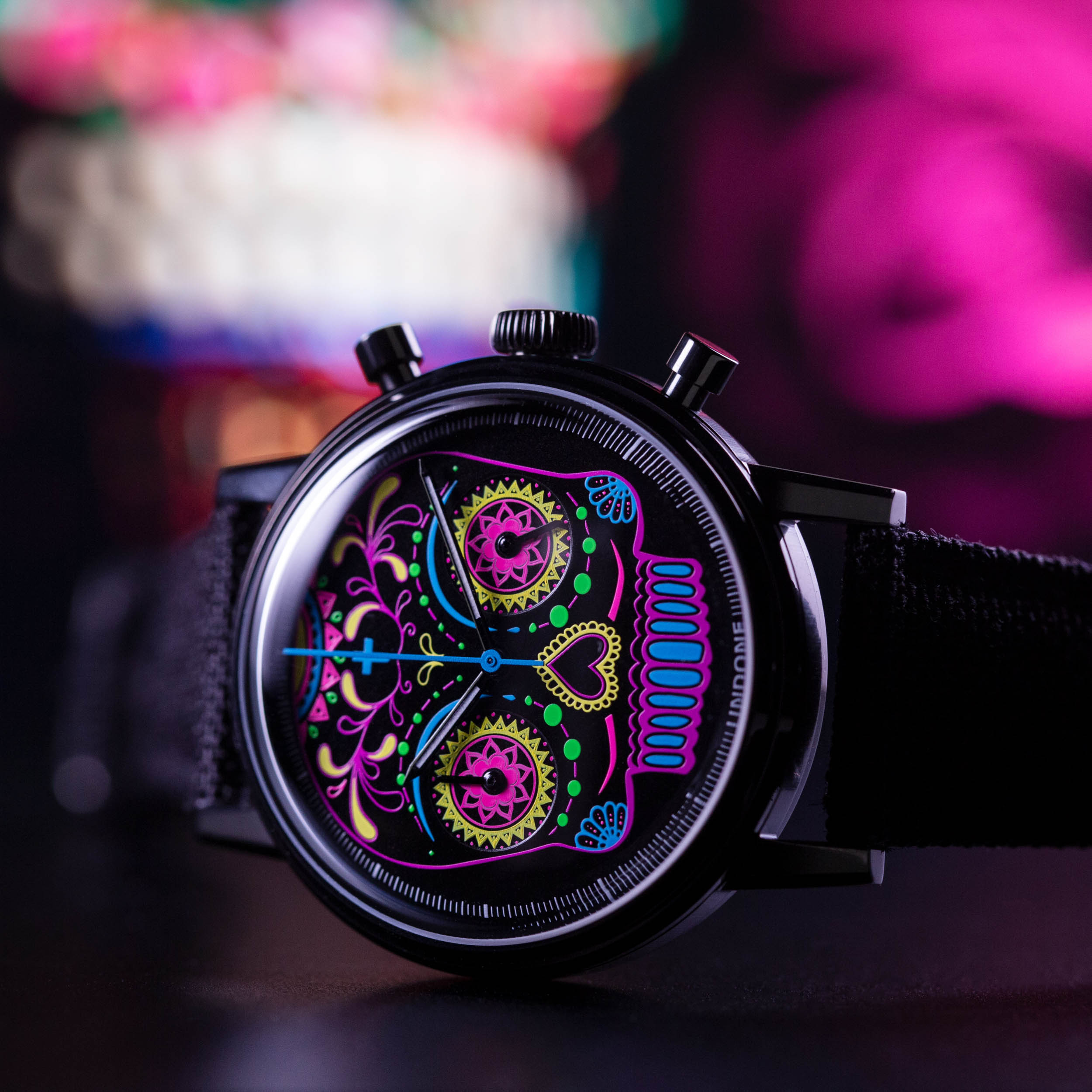 UNDONE Calavera Neon Chrono