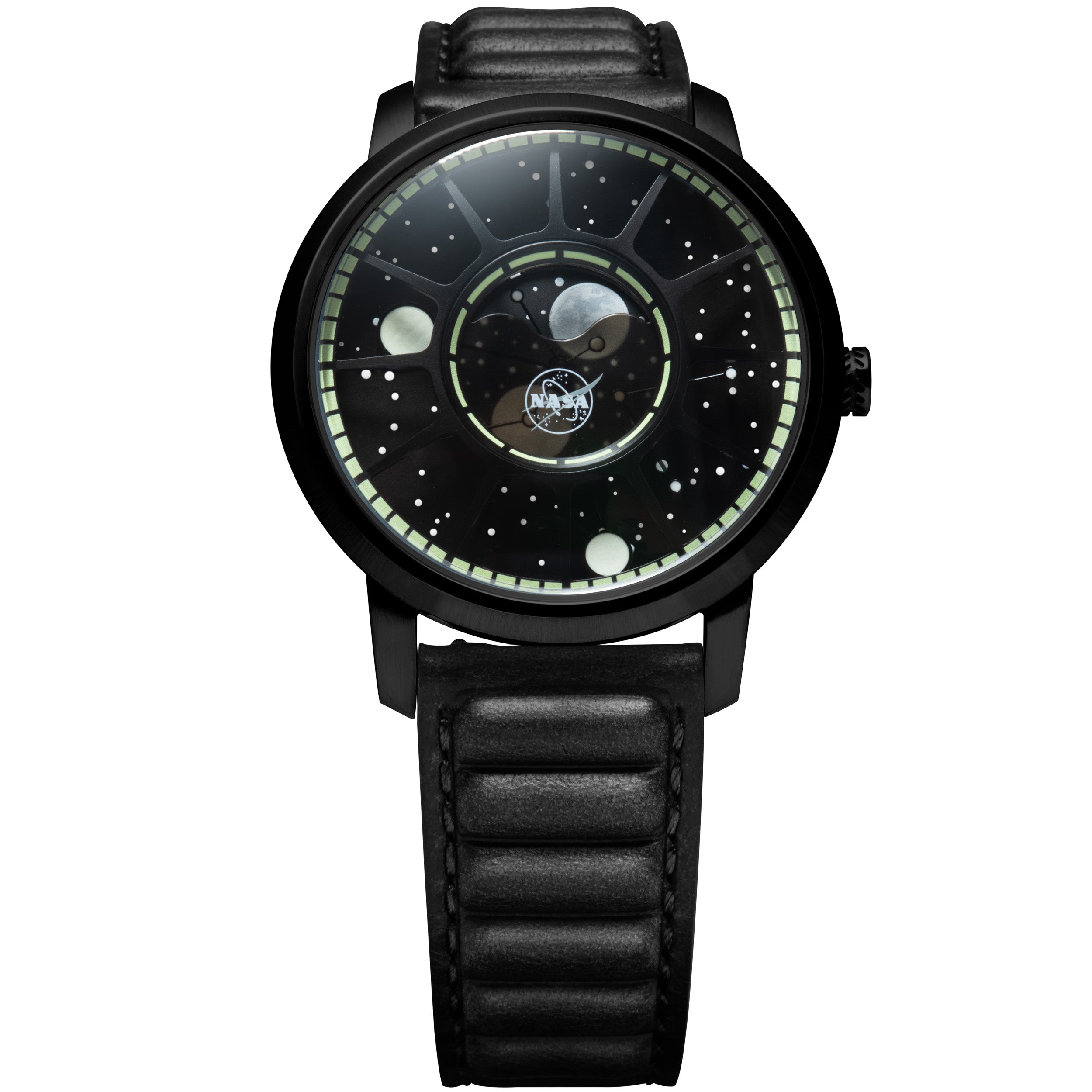 Xeric NASA Apollo 15 American Moonphase Black Hole