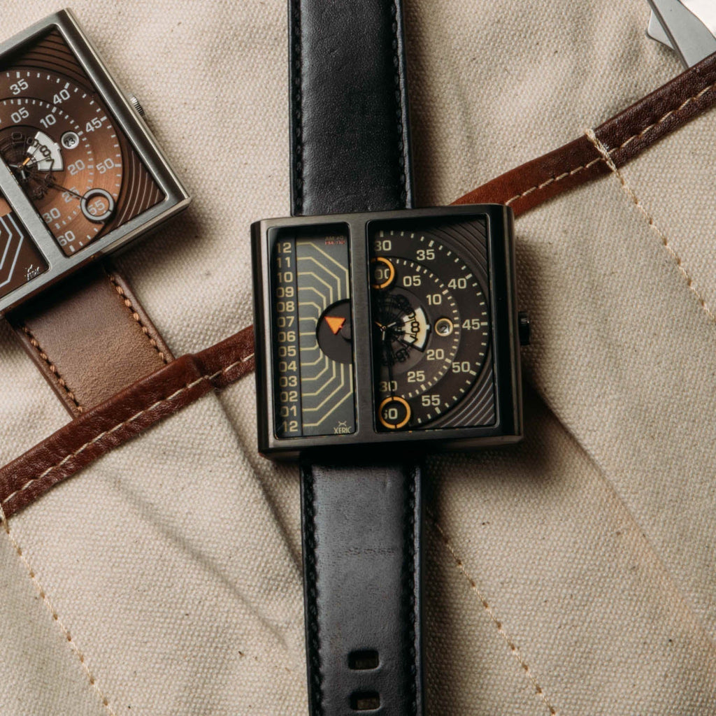 Xeric Soloscope II Automatic Gunmetal Orange Limited Edition