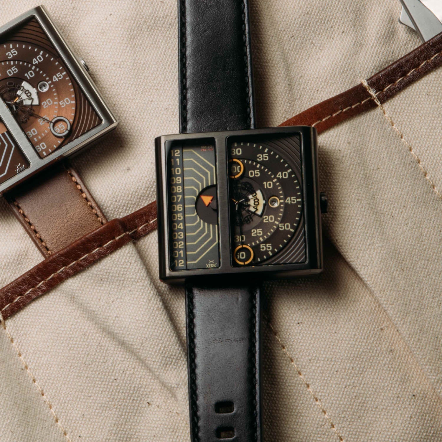 Xeric Soloscope II Automatic Gunmetal Orange Limited Edition